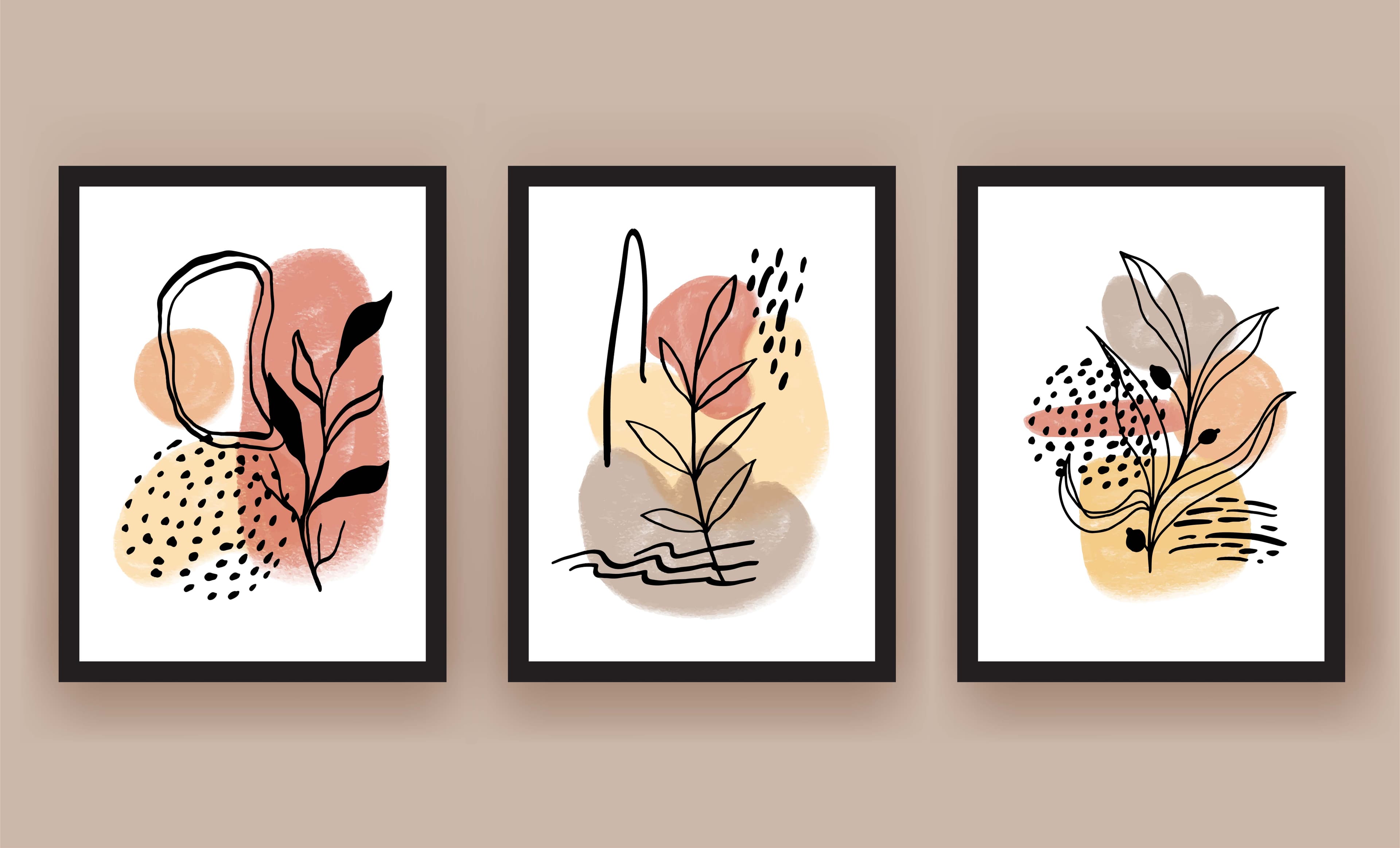 Abstract Wall Art Frame